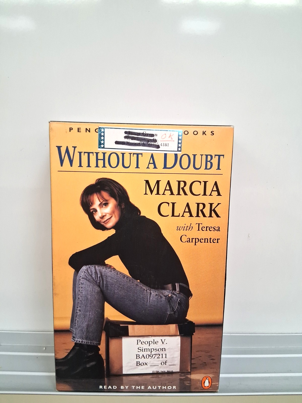 Without a Doubt by Marcia Clark and Teresa Carpenter (1997, Compact Disc,...